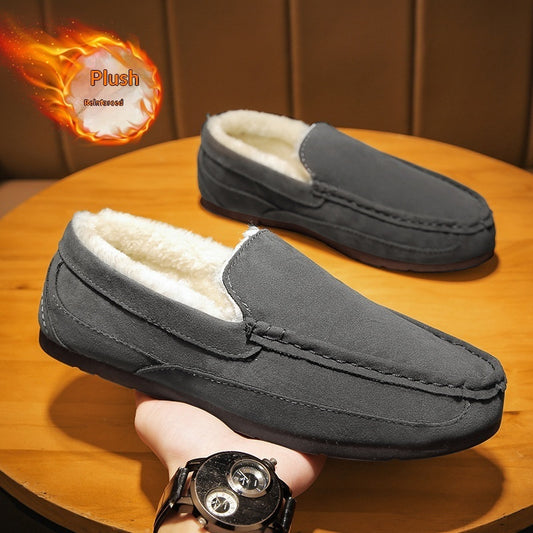 Men's Loafer-style Casual Slip-on Cotton Shoes