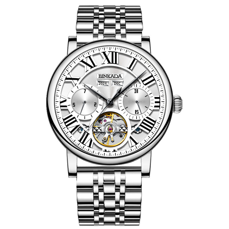 Multifunctional Mechanical Men's Automatic Watrproof Watch