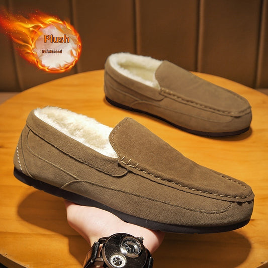Men's Loafer-style Casual Slip-on Cotton Shoes